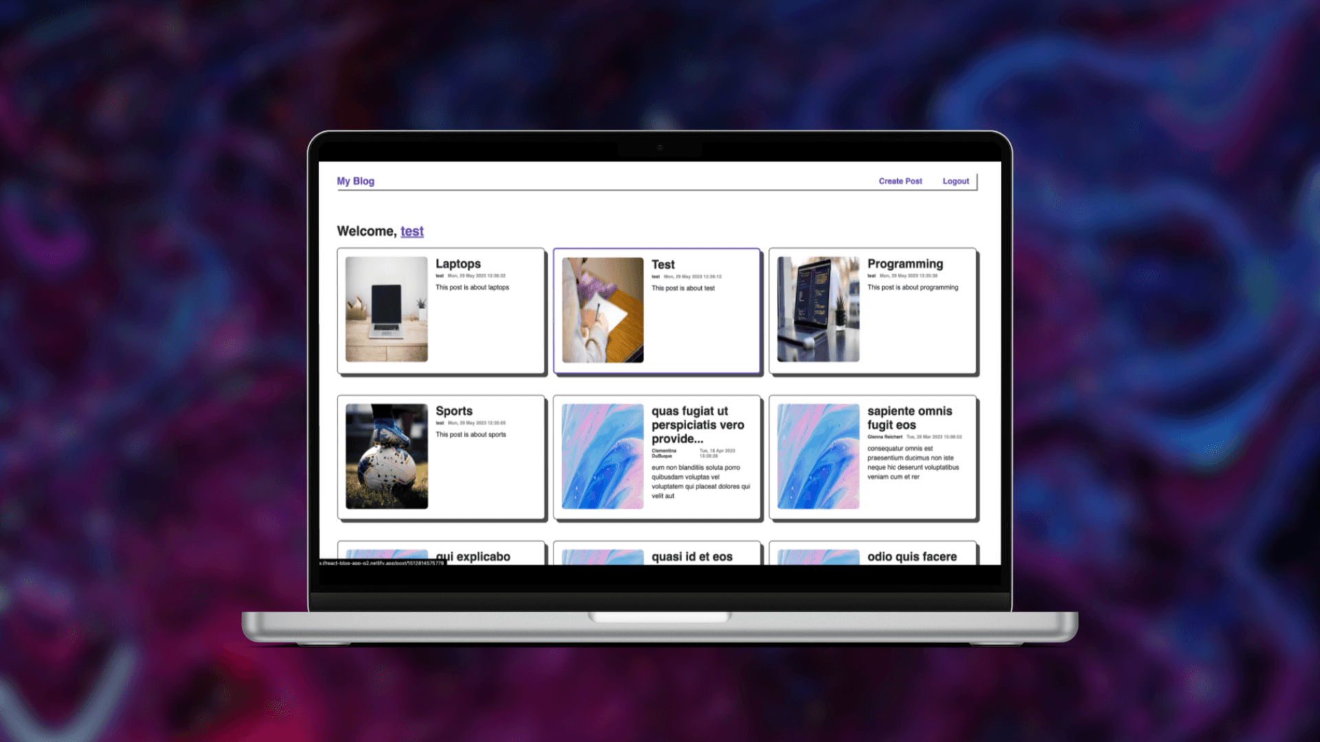 Blog Application